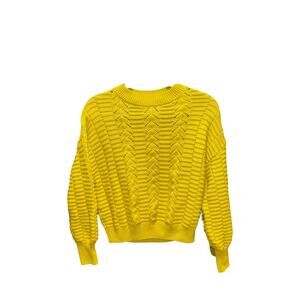 Marc New York by Andrew Marc Yellow Knit Sweater, Size S